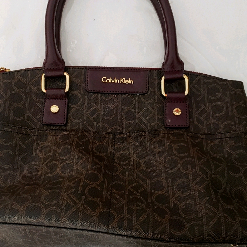 Calvin Klein CK Print Handbag
